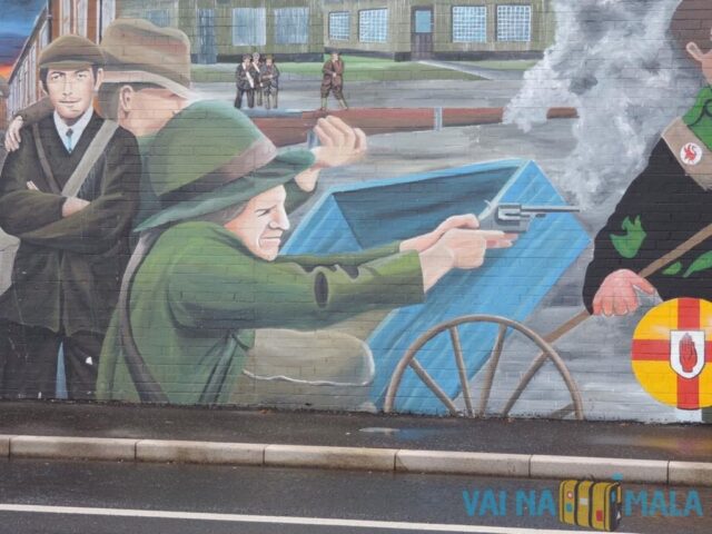 Por trás dos  muros de Belfast
